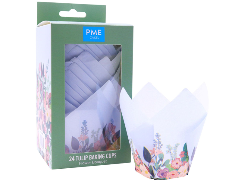 PME Muffin tulp cups Flower Bouquet Pk/24