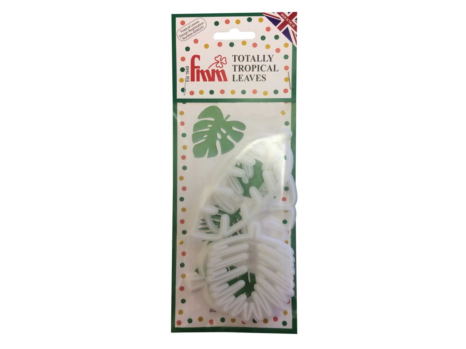 FMM Tropische Bladeren Uitsteker Set/4