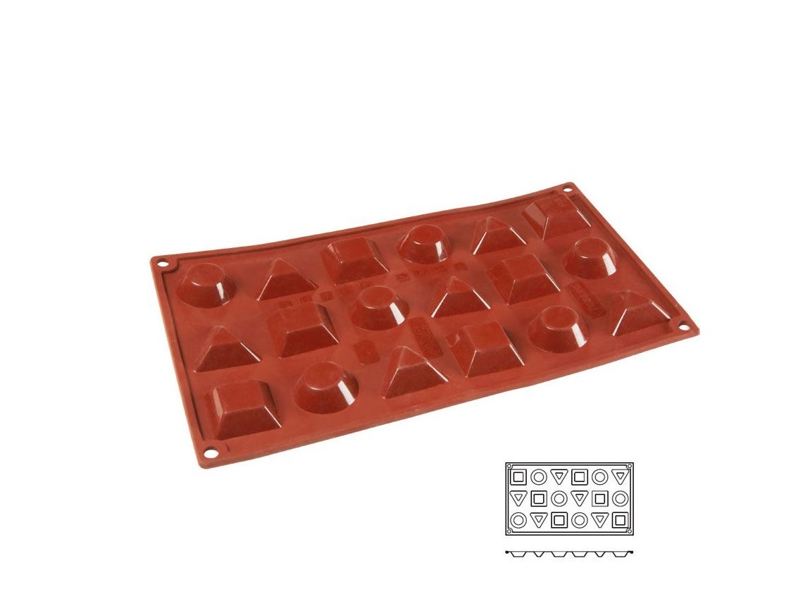 Siliconen Bakvorm Mini Assortiment (18)