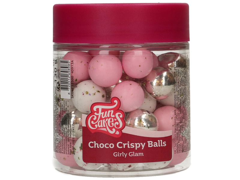 FunCakes Choco Crispy Ballen - Girly Glam
