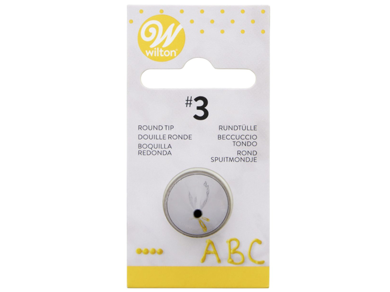 Wilton Decorating Tip #003 Round Carded