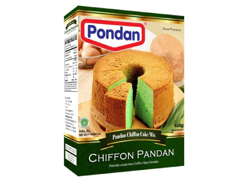 Pondan Chiffon Cake Pandan 400g