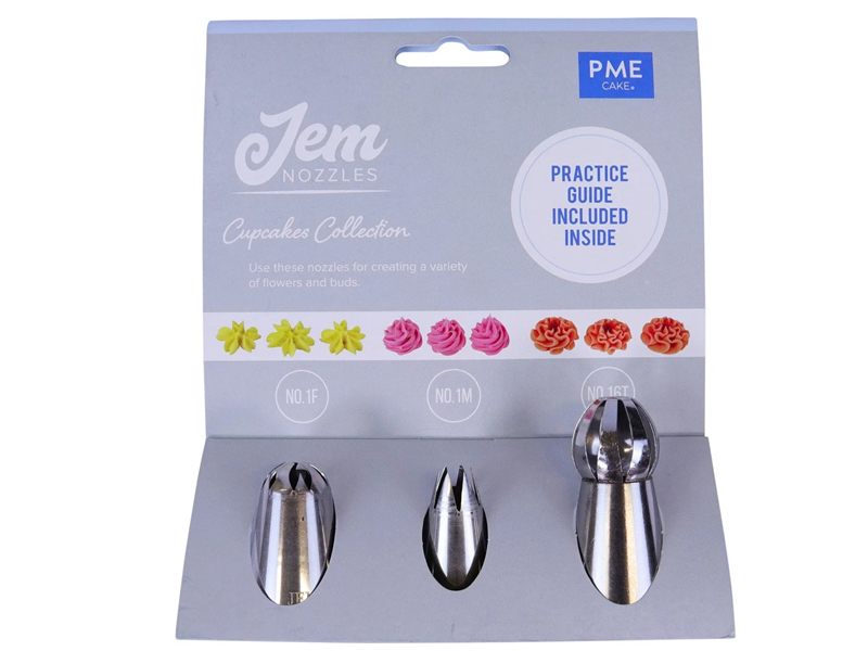 PME Spuitmondjes Cupcakes Set/3