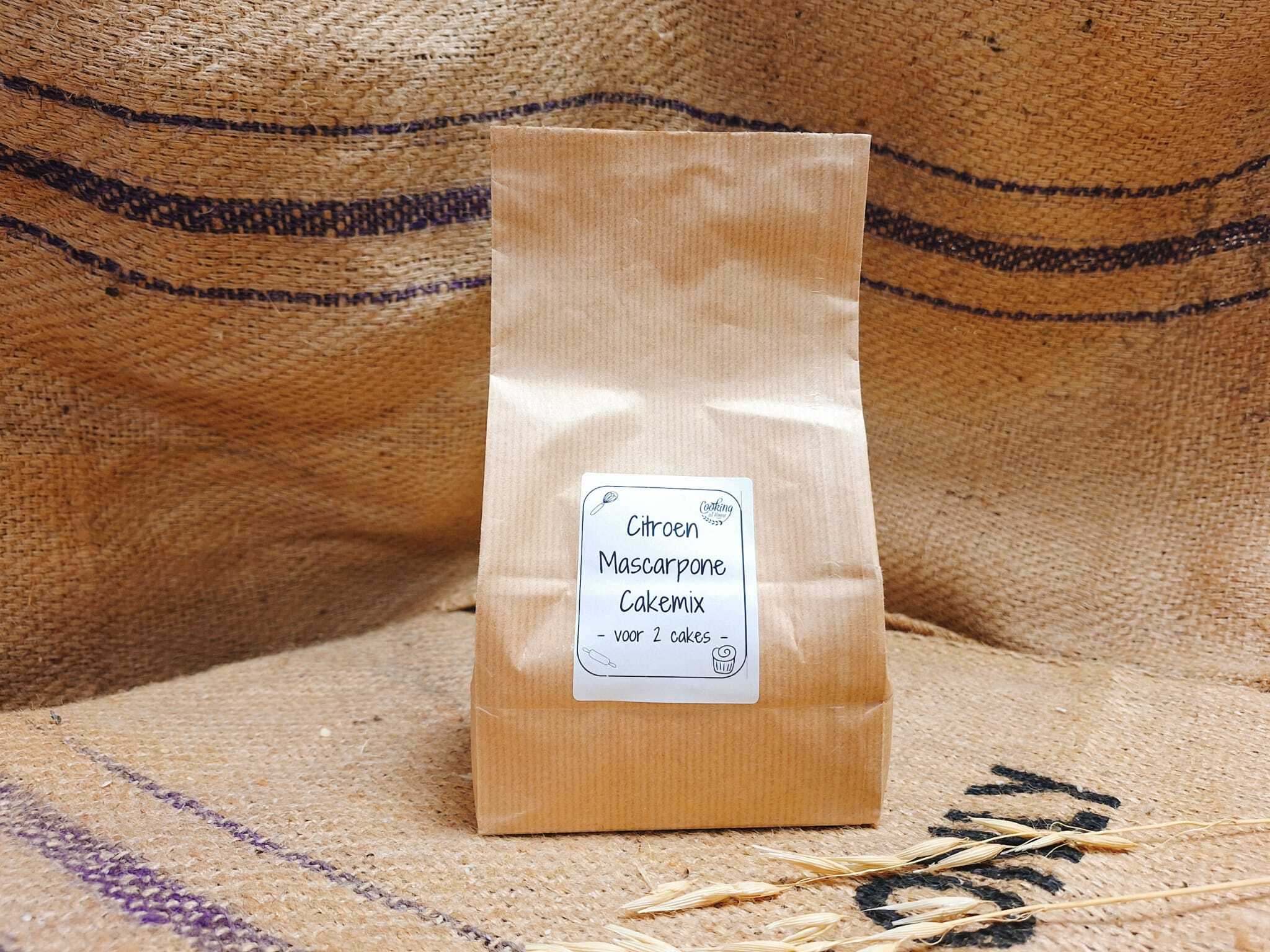Citroen-Mascarpone cakemix 800 gram (CaH)