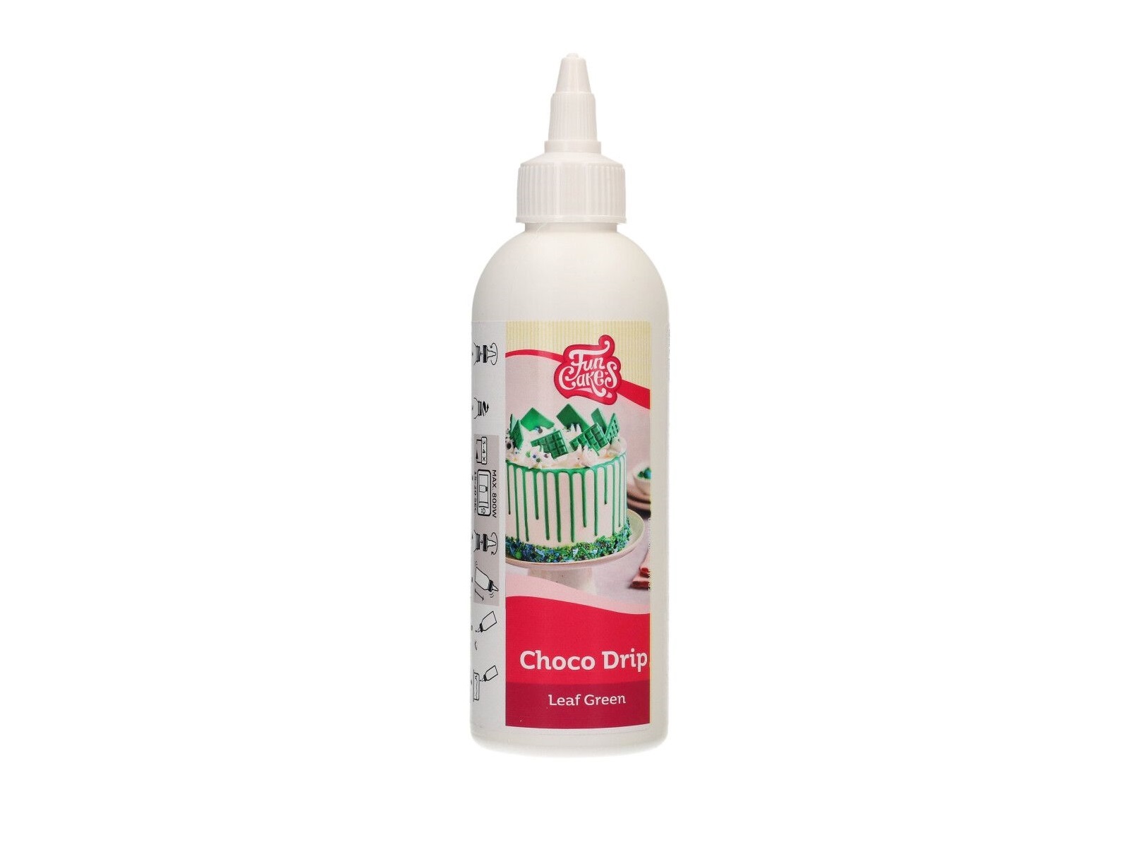 Funcakes Choco Drip Blad Groen 180g