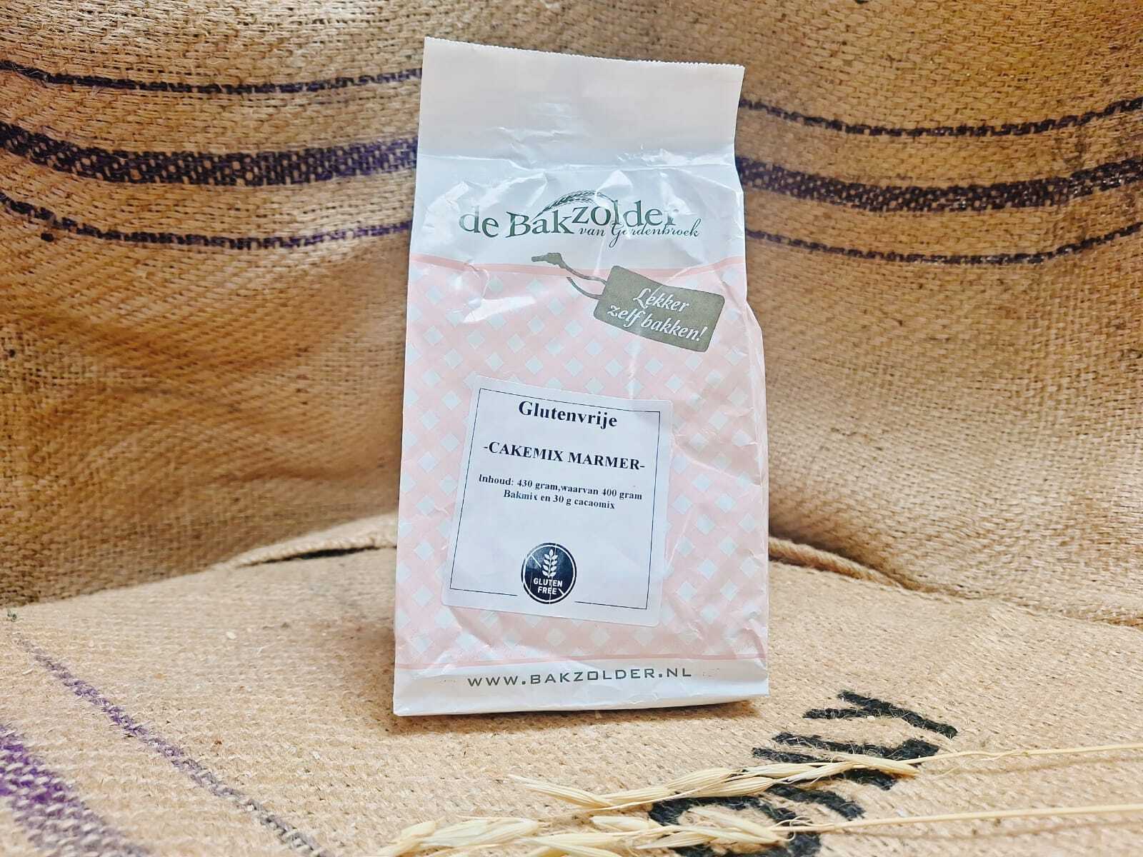Marmer cakemix 430 gram - GLUTENVRIJ