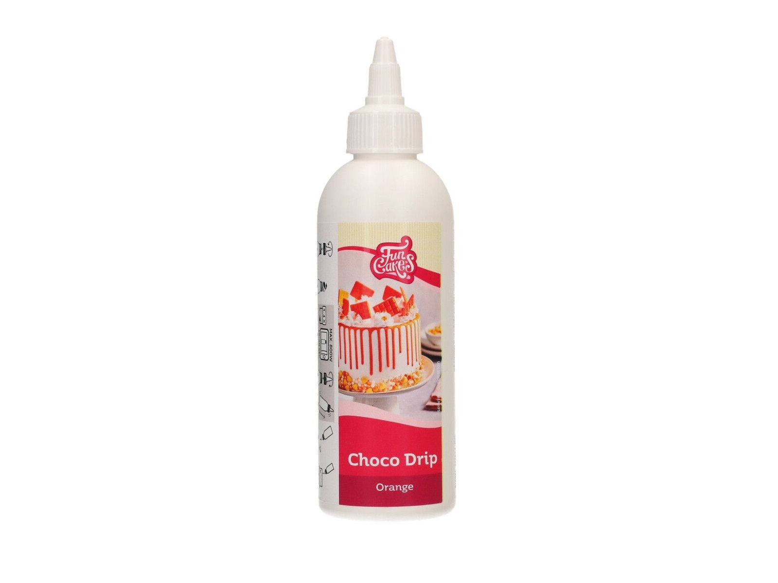 Funcakes Choco Drip Oranje 180g