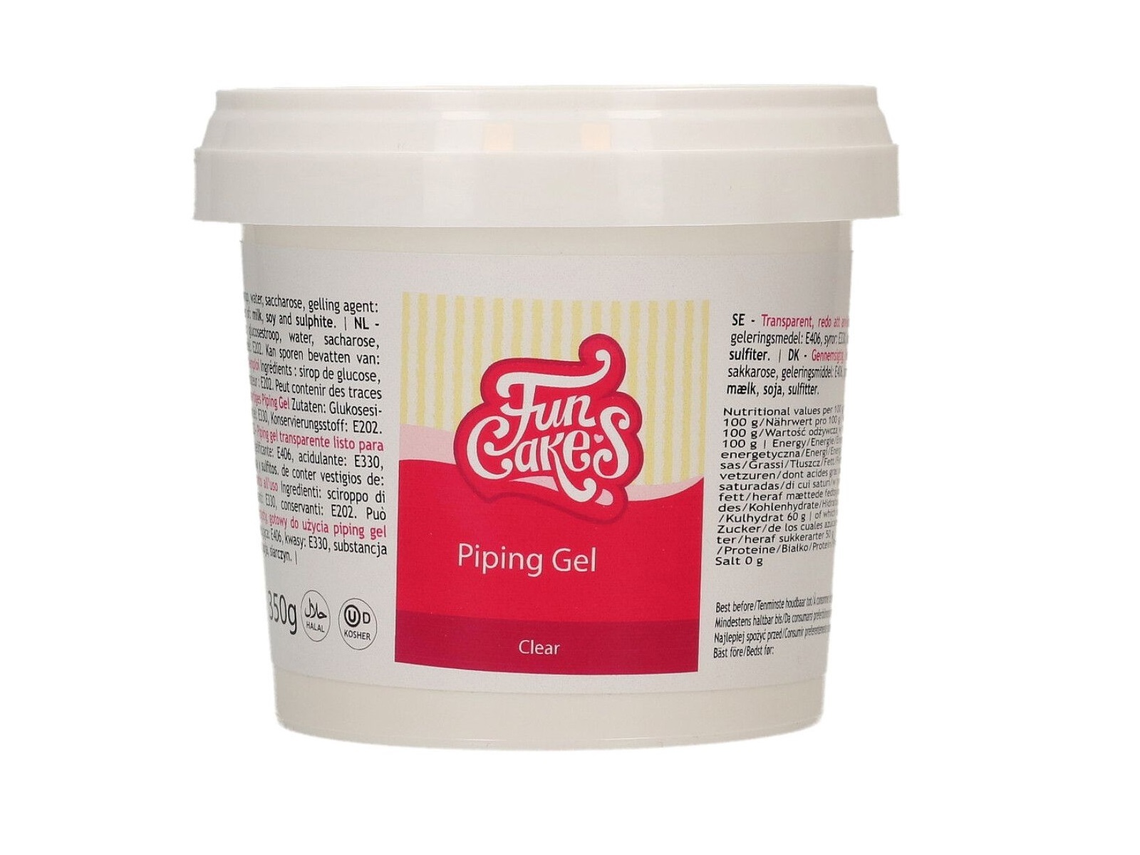 FunCakes Clear Piping Gel 350 g
