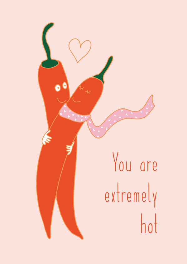 You are extremely hot kaartje