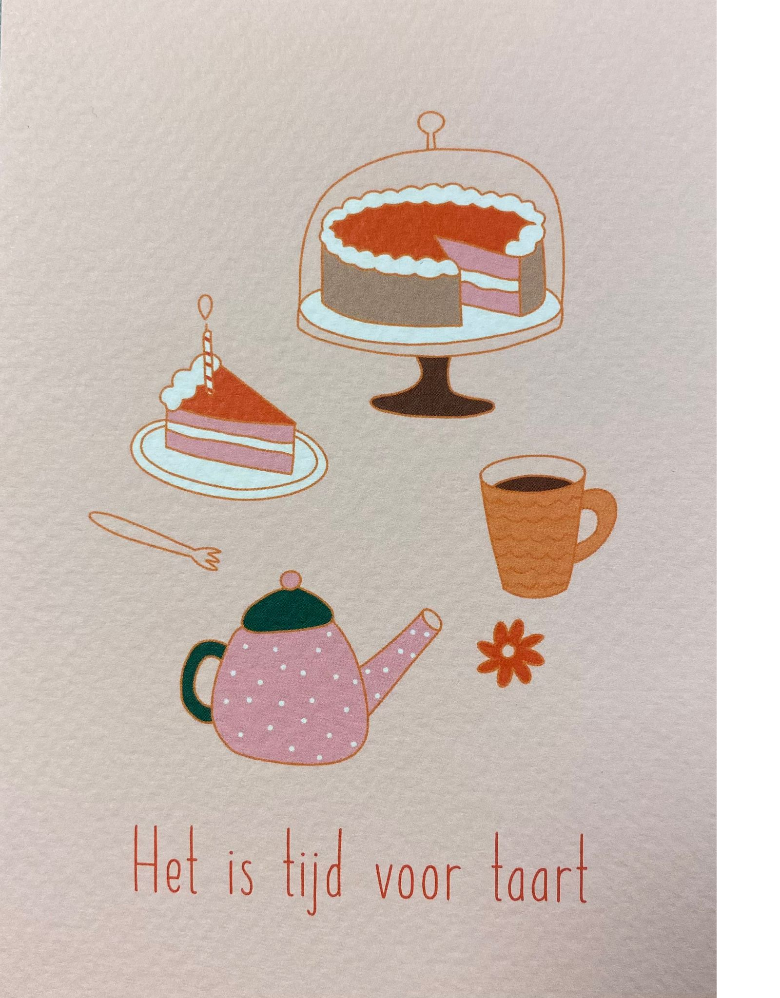 Het Is Tijd Voor Taart Kaartje