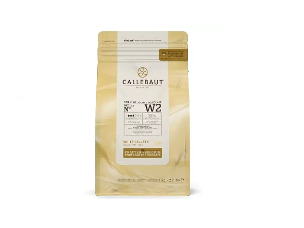 Callebaut Chocolade Callets Wit (W2) 1kg