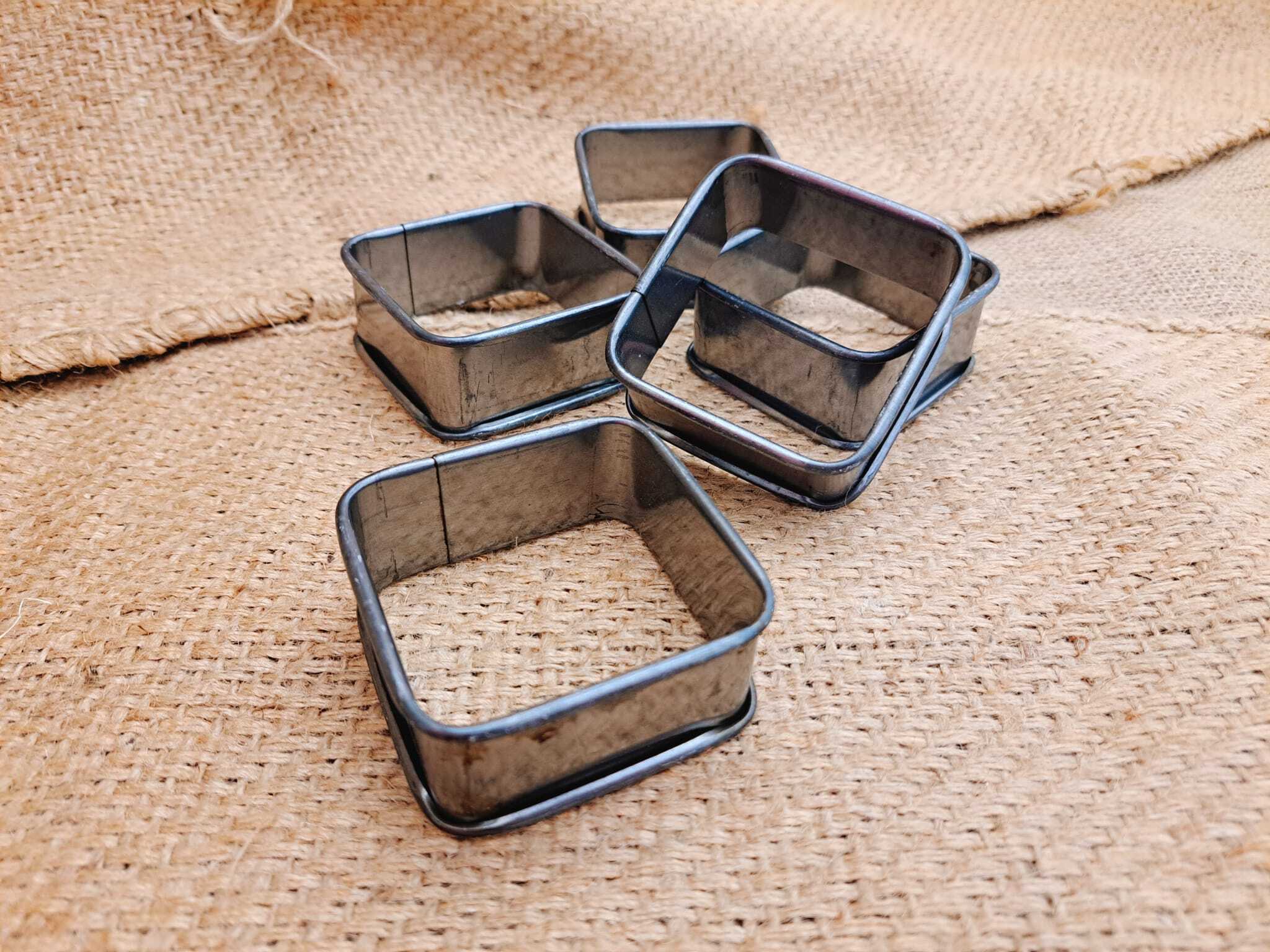 Carree ring 6,5 x 6,5 x 3 cm