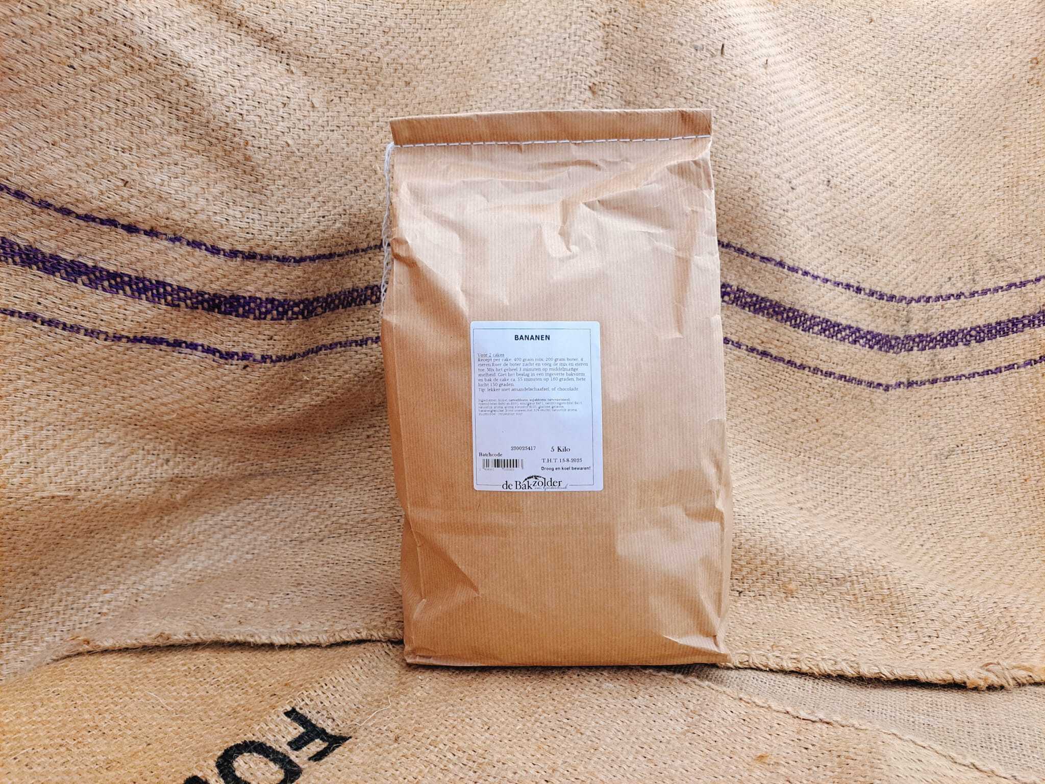 Bananen cakemix - 5 kg