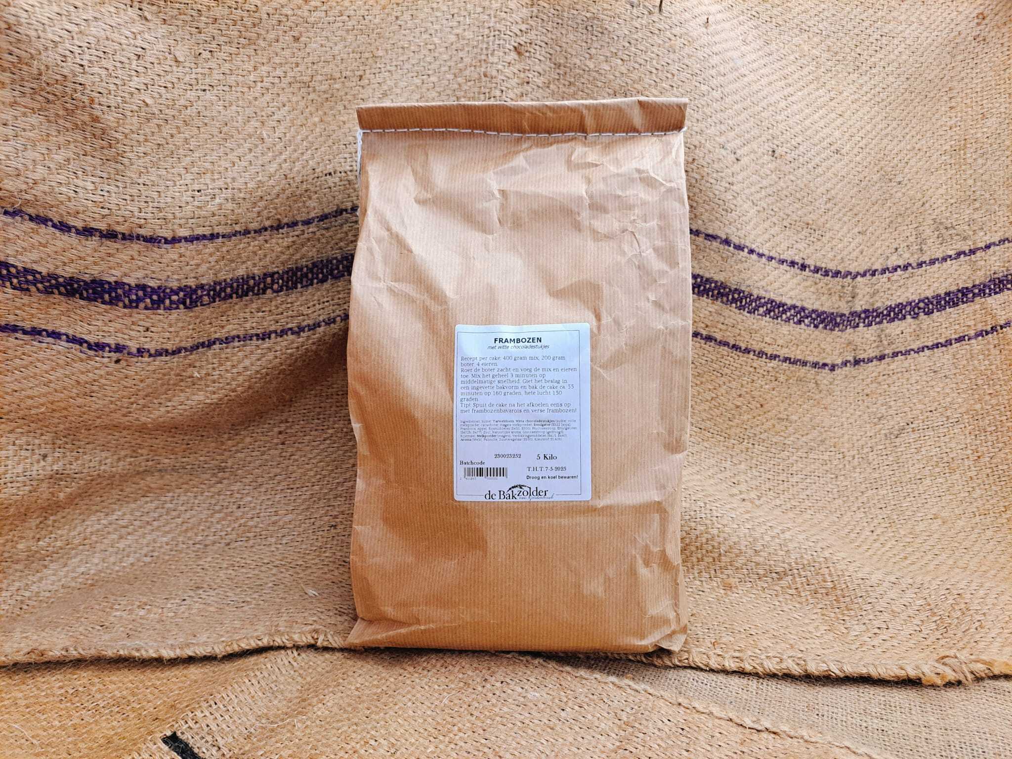 Frambozen cakemix - 5 kg