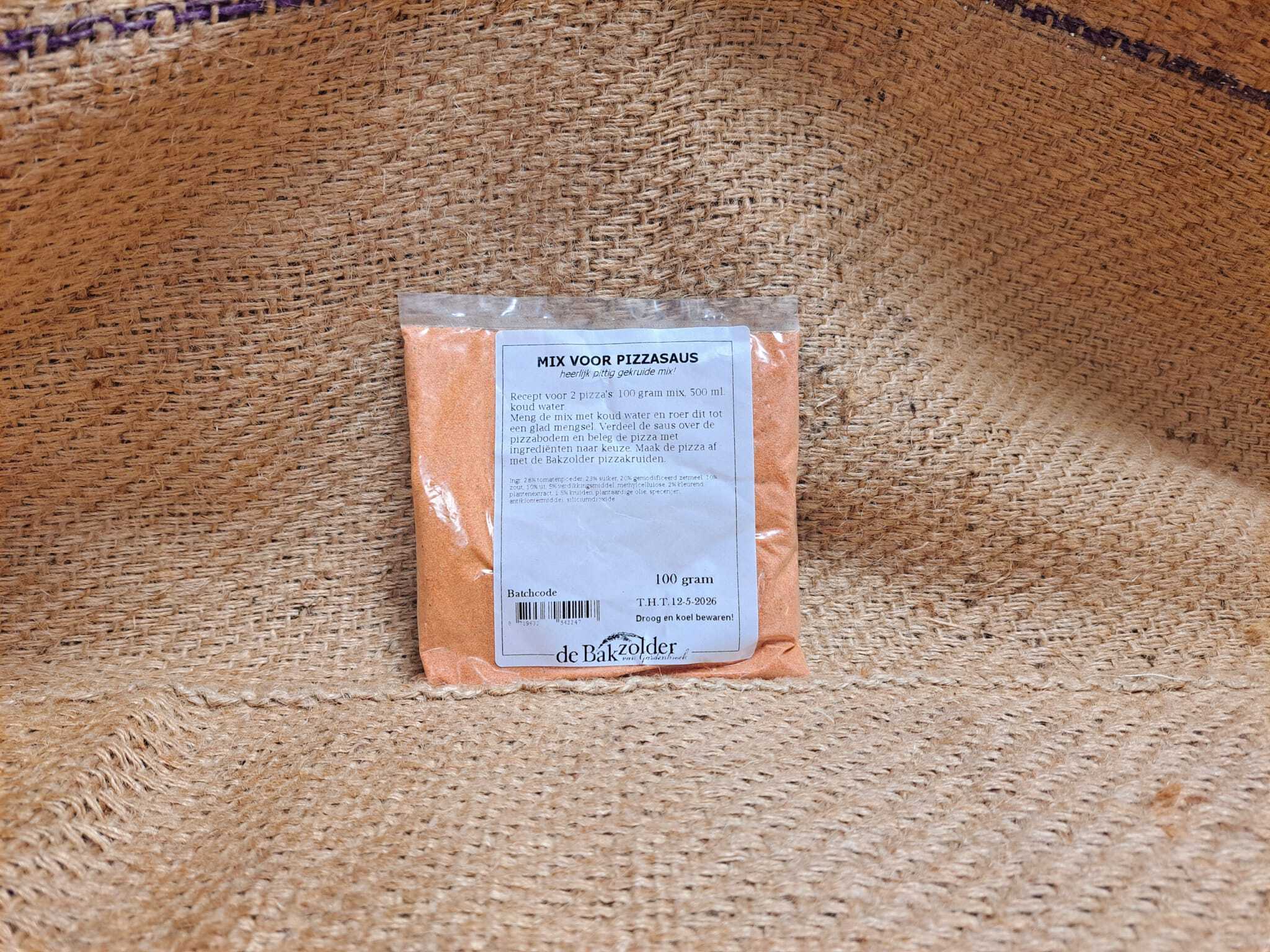 Pizzasaus 100 gram
