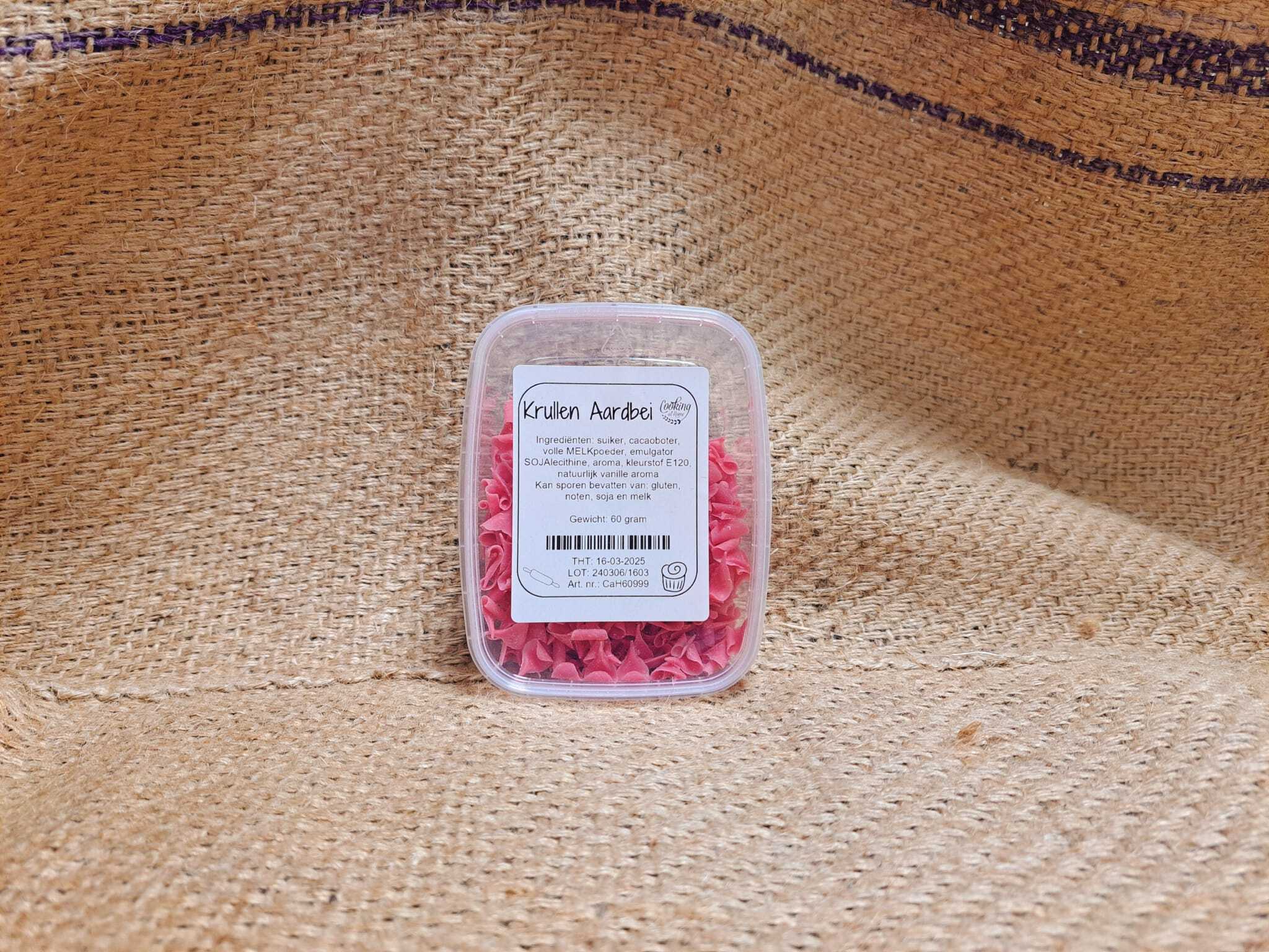 Krullen aardbei 60 gram