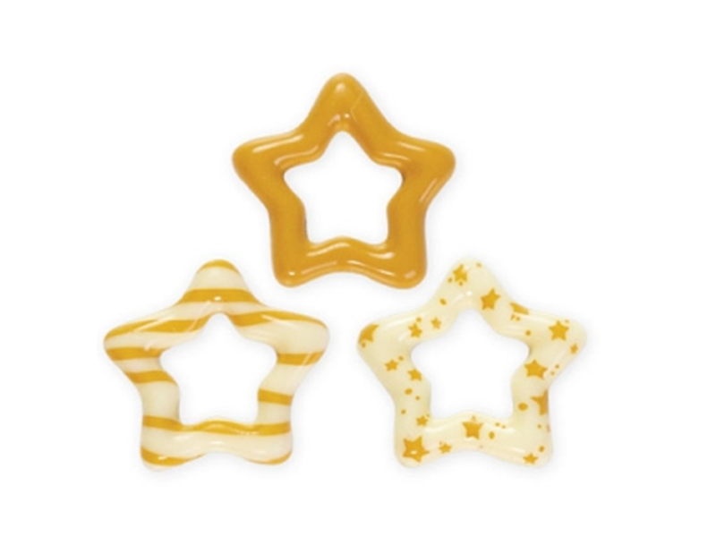 Open_sterren_assortiment Chocolade Sterren Open (assortiment) 12 stuks