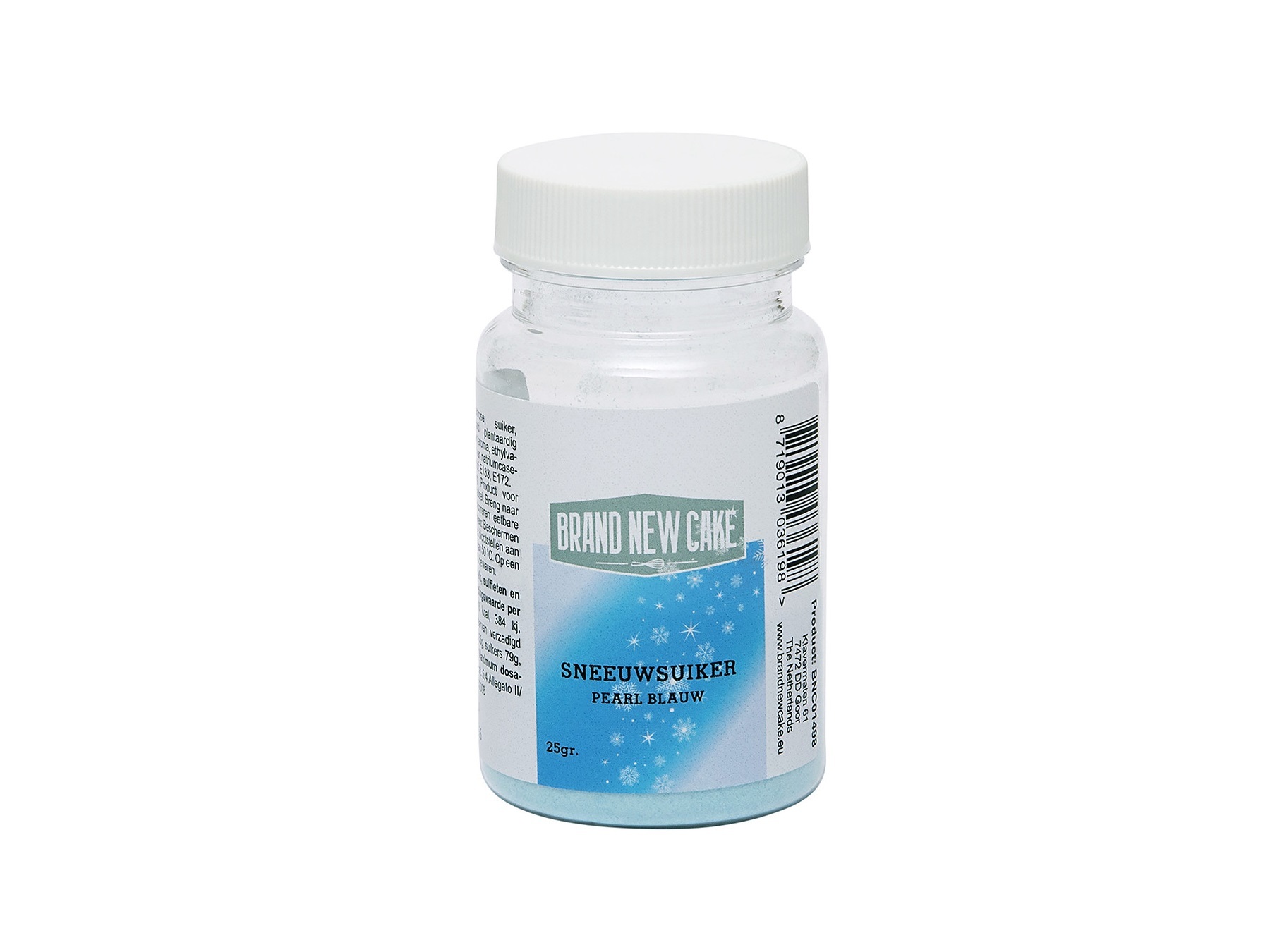 BrandNewCake Sneeuwsuiker Pearl Blauw 25g