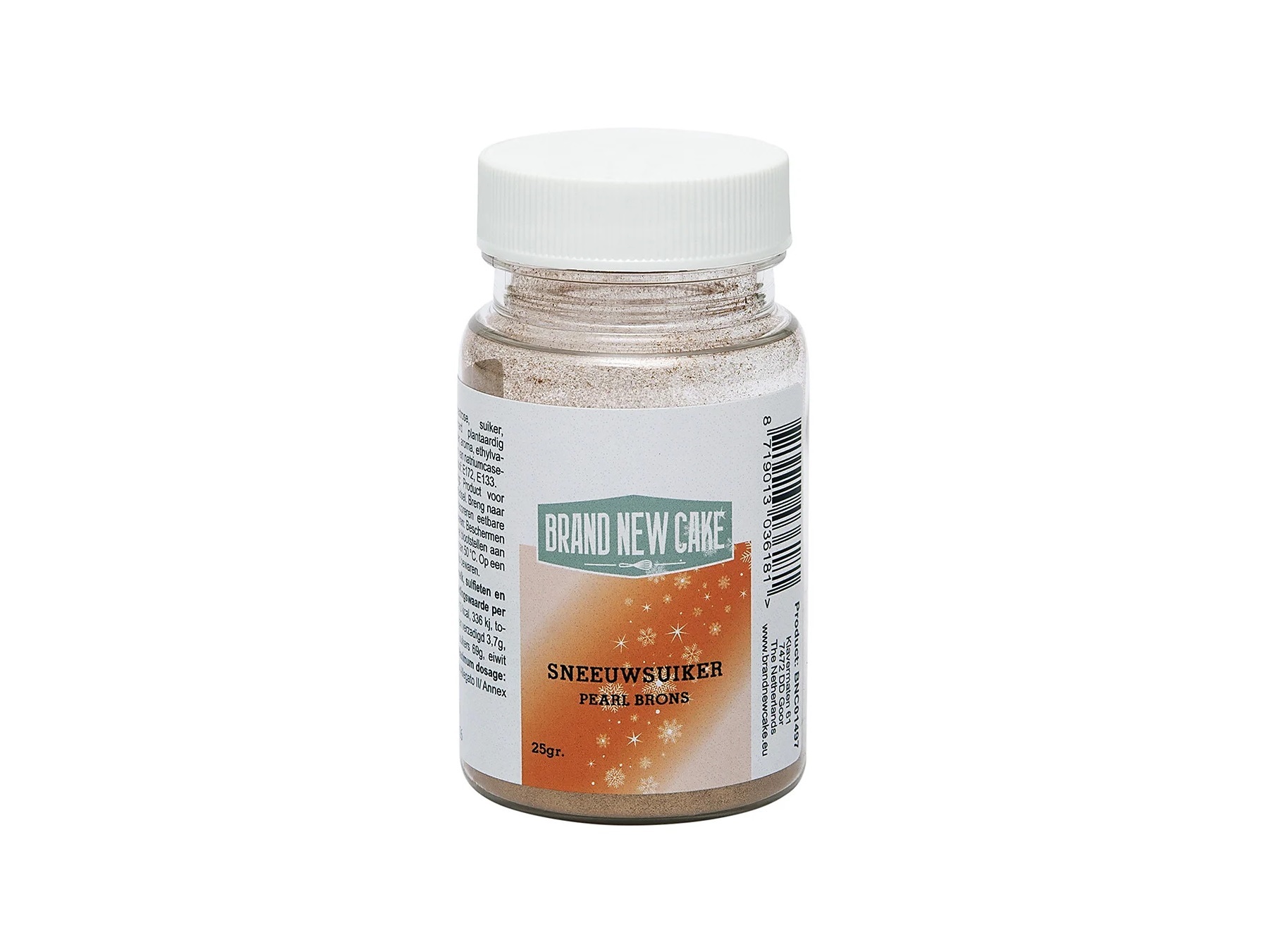 BrandNewCake Sneeuwsuiker Pearl Brons 25g