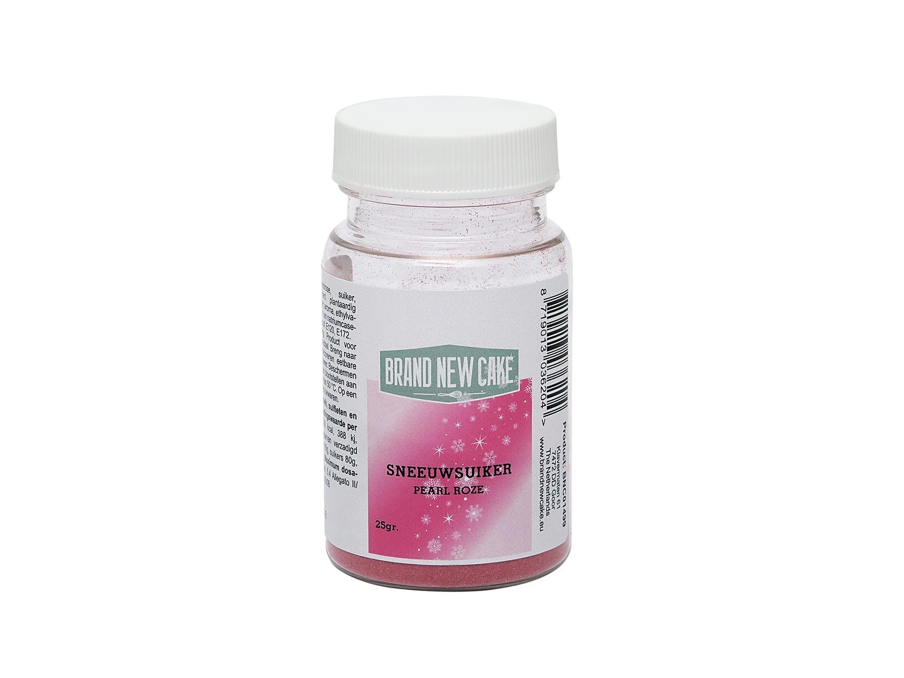BrandNewCake Sneeuwsuiker Pearl Roze 25g