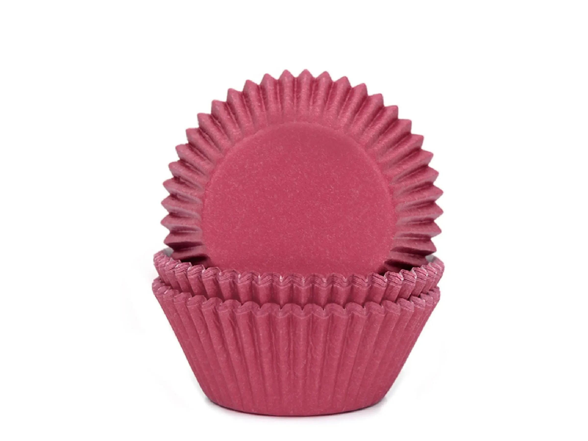 Cupcake Cups Wijnrood 50x33mm. 50st.