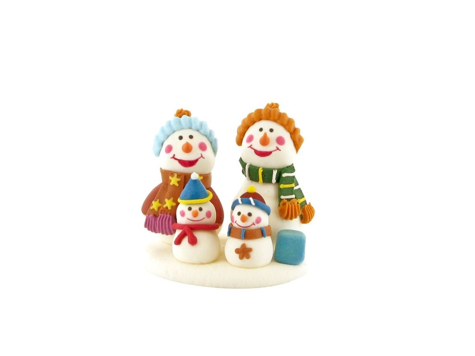 Suikerdecoratie Family Sneeuwpop