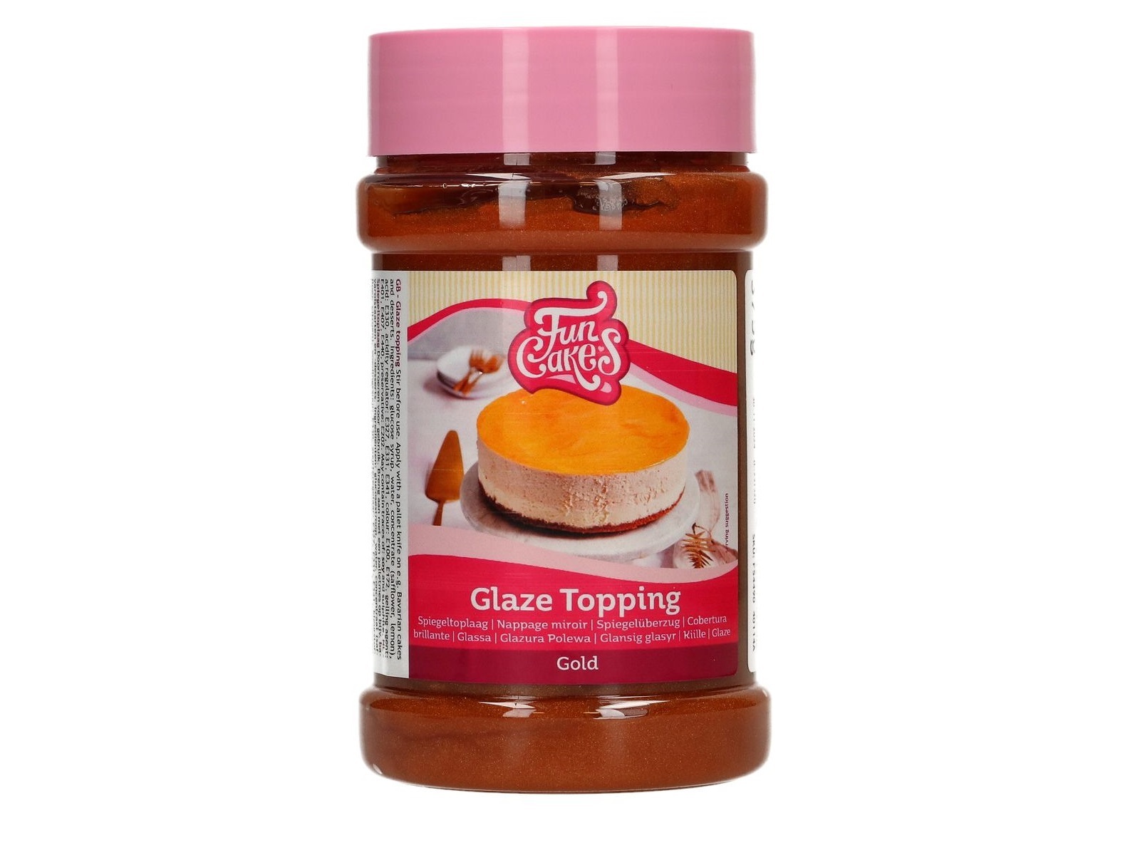 FunCakes Mirror Glaze Topping Goud 375 g