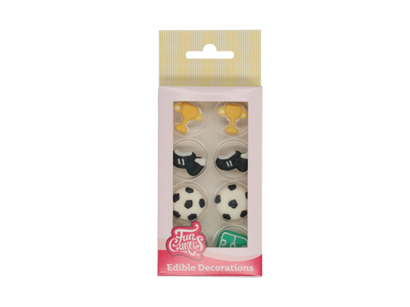 Funcakes Suikerdecoratie Voetbal Set/8
