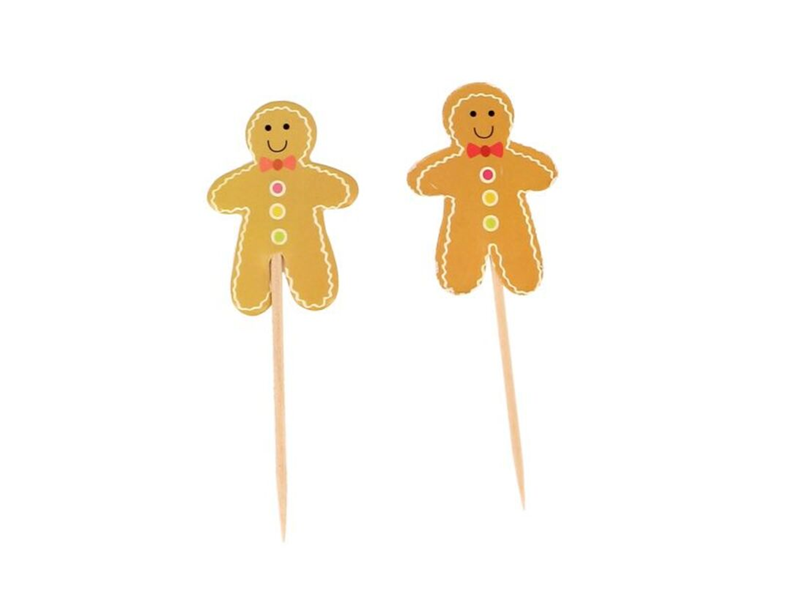 GD2250 Cupcake toppers Gingerbread 6x
