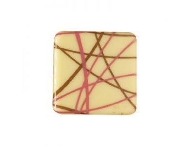 Chocolade Decoratie vierkant Cruzado 12st