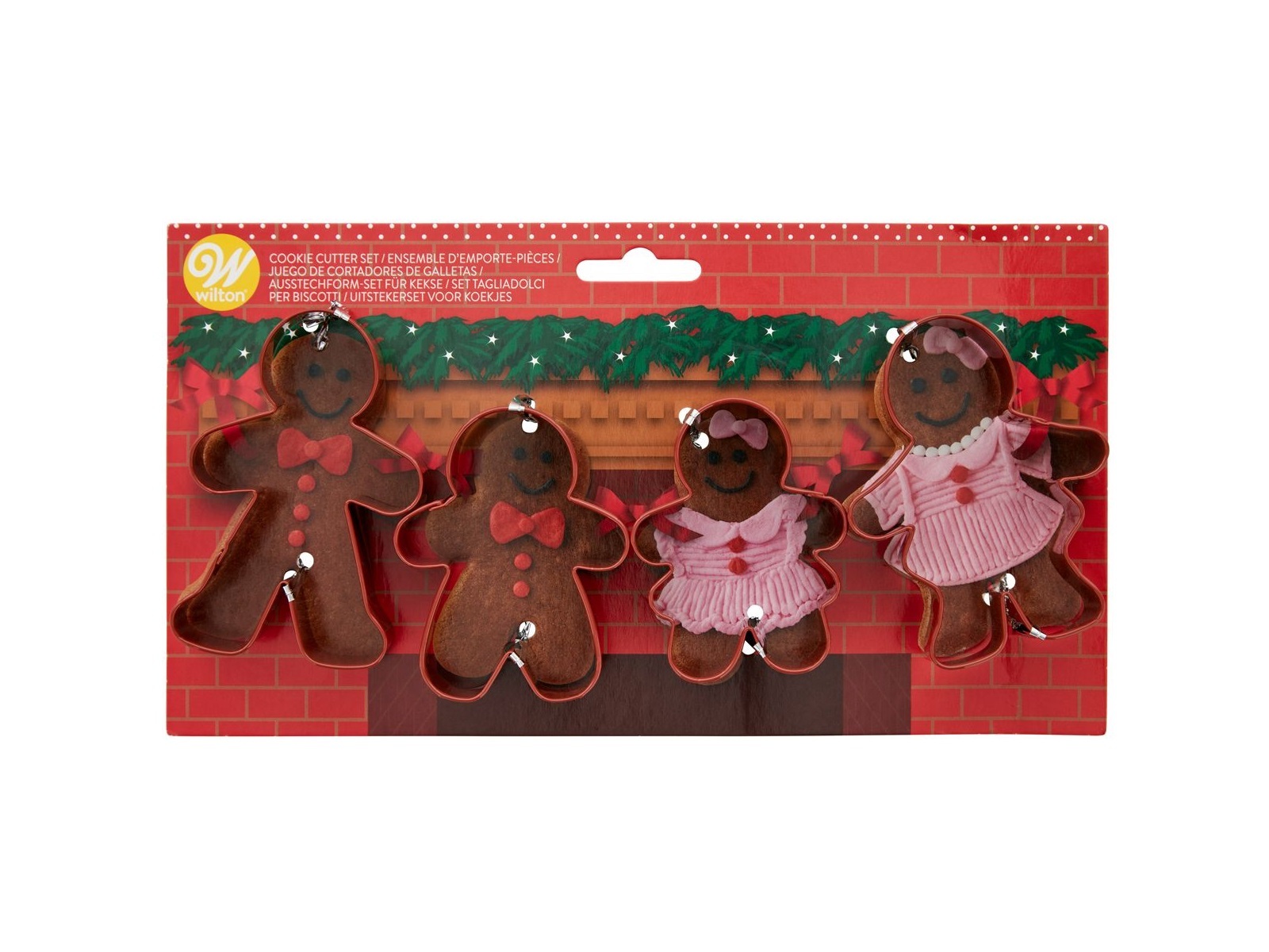 WILTON2022_02-0-0413_WILTON_GINGERBREADMANTLECOOKIECUTTER_JPG_1 Wilton Koekjes Uitsteker Set Gingerbread Set/4