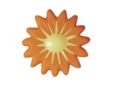 Chocolade Decoratie Margriet Oranje 12st