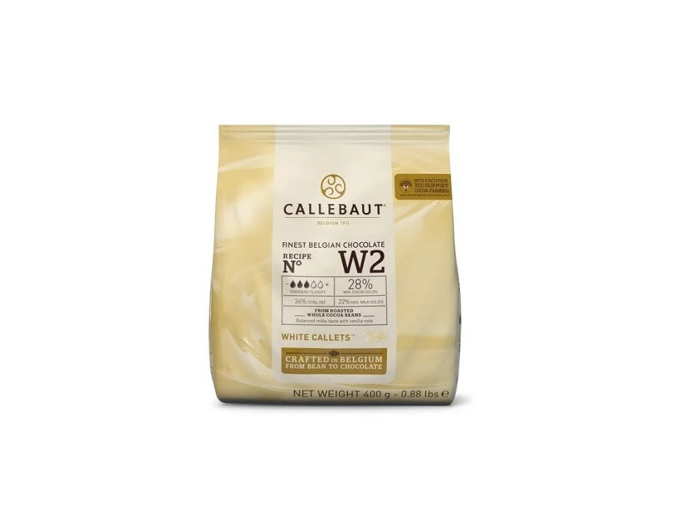 Callebaut Chocolade Callets Wit (W2) 400g