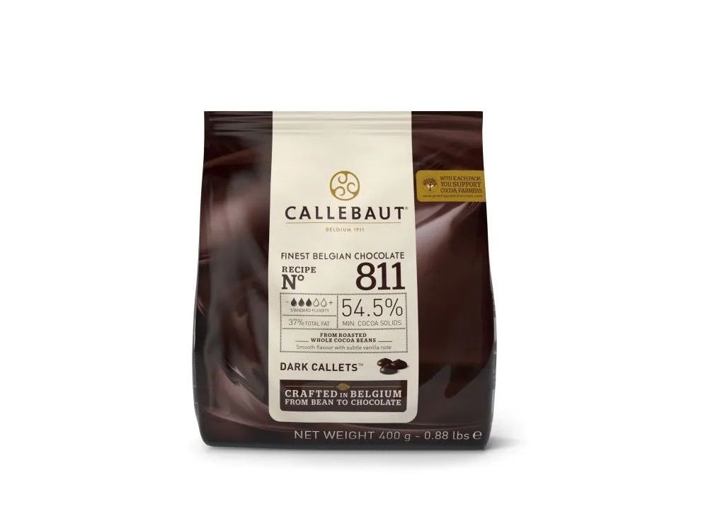 Callebaut Chocolade Callets Puur (811) 400g