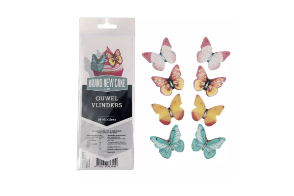 BNC Ouwel Vlinders Assortiment 16st.