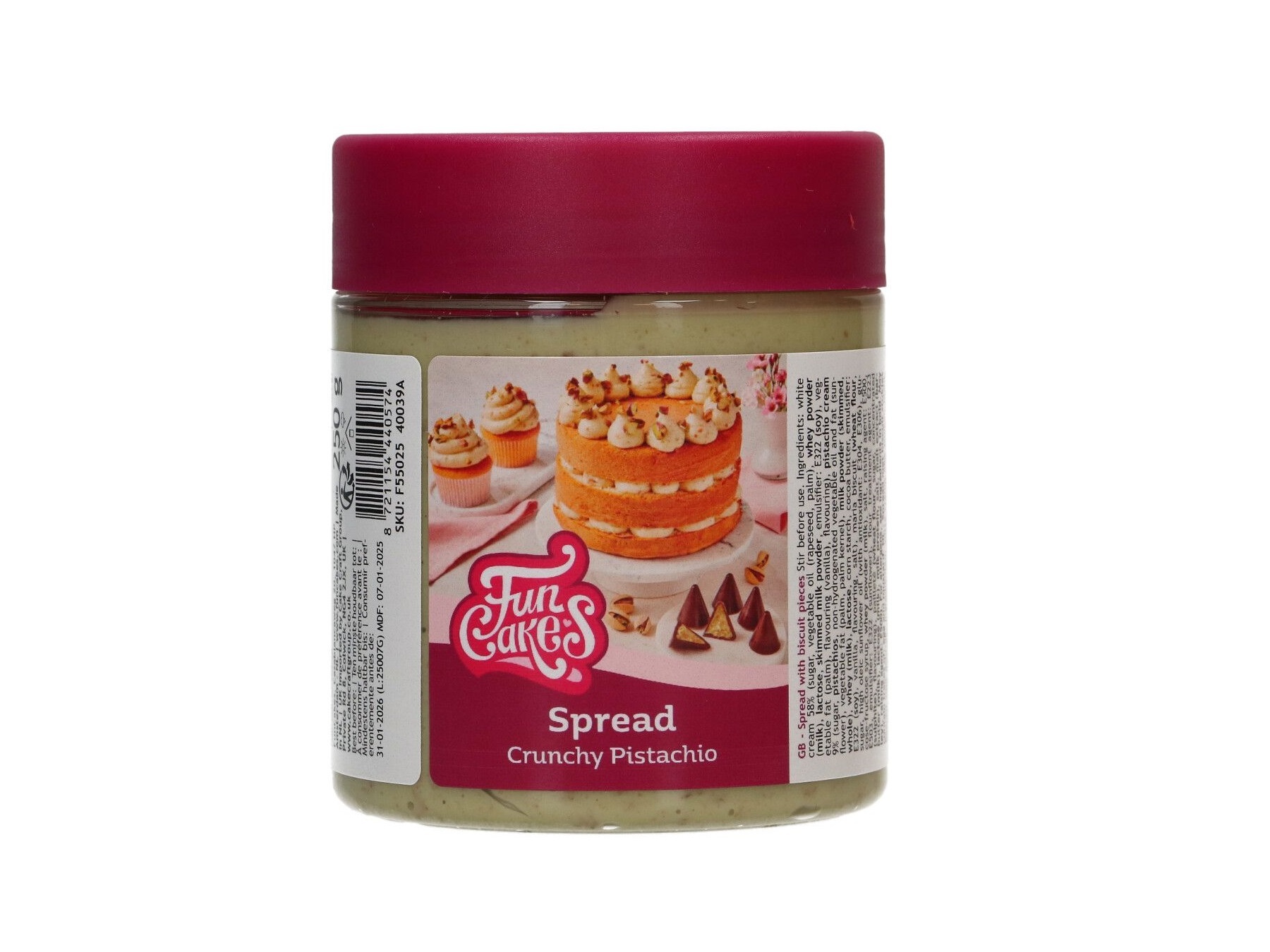 FunCakes Spread - Crunchy Pistache 250g