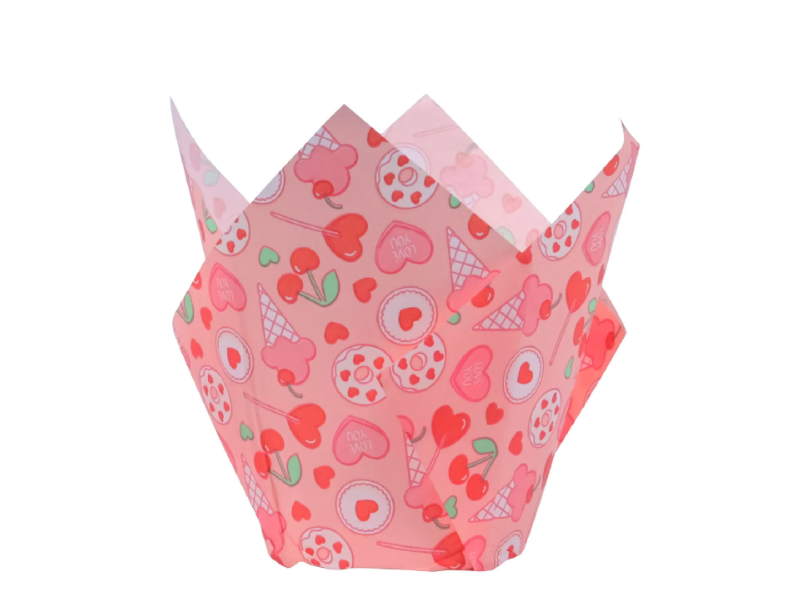 PME Muffin tulp Cups Zoete Liefde 24st.