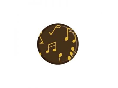 Chocolade Decoratie Muzieknoot 12 st.