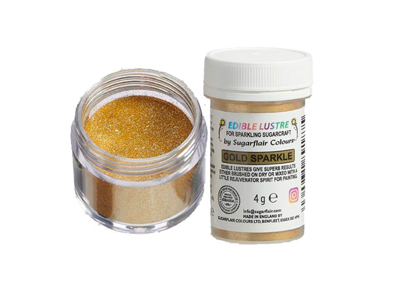 Sugarflair Edible Lustre Gold Sparkle, 4g