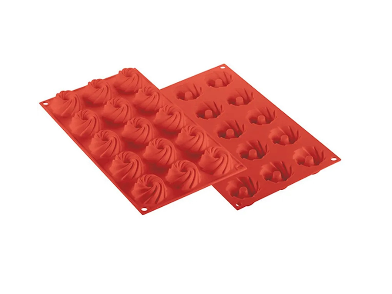 Siliconen Bakvorm Mini Swirl Ø48x20mm (15)