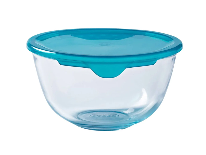 Pyrex Prep & Store Beslagkom met Deksel 1,1L (Ø17cm)