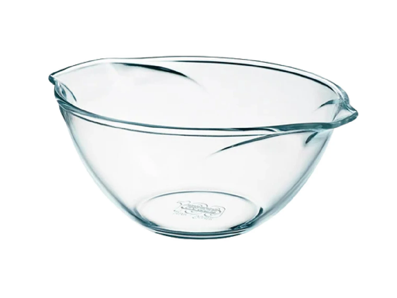 Pyrex Beslagkom Glas Vintage 2,8L (28x23x11cm)