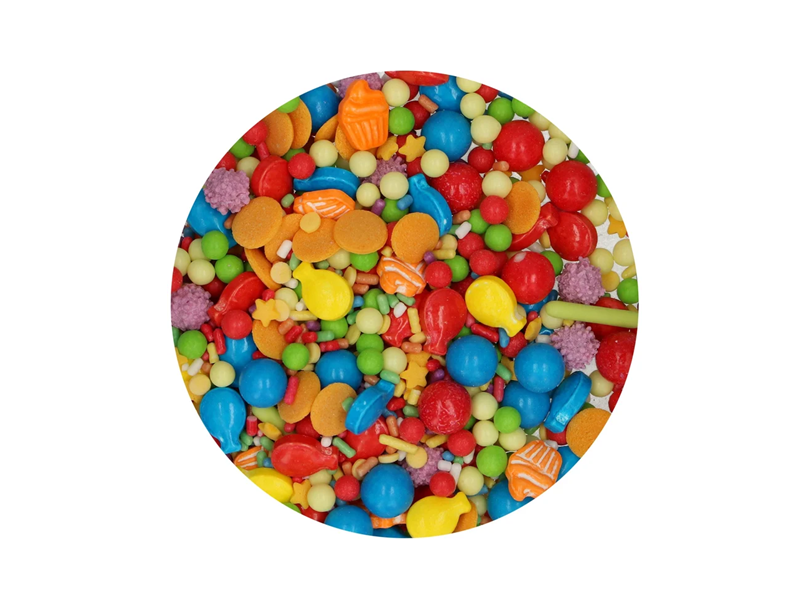 FunCakes 3D Sprinkle Medley - Birthday Bash 70g