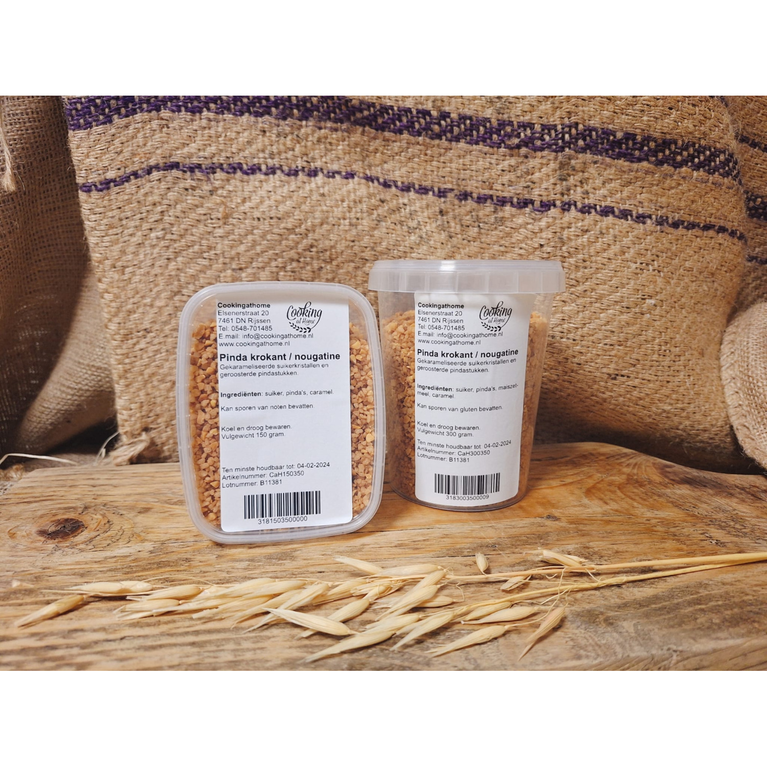 Pinda krokant / nougatine pinda 1kg