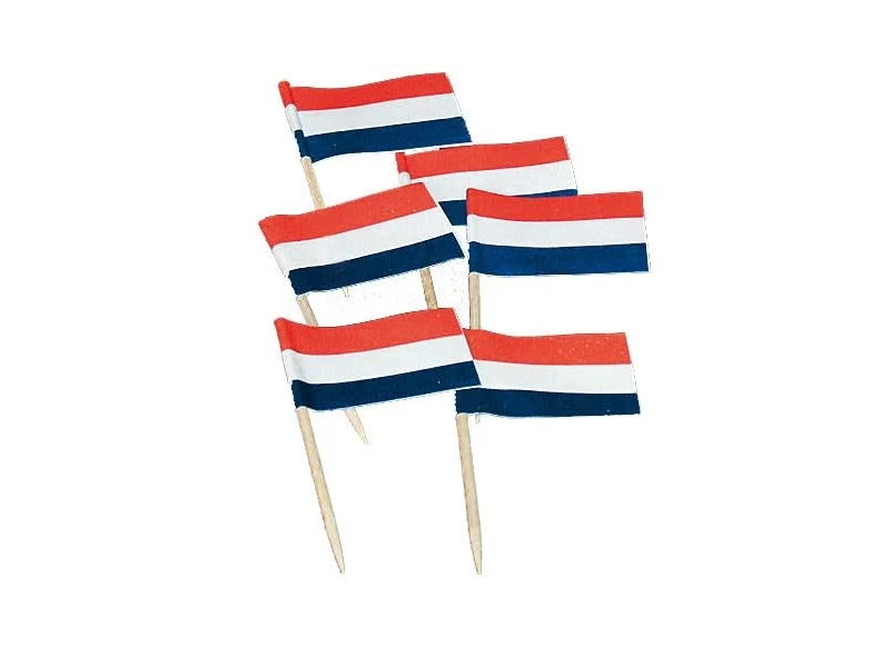 Prikkers Nederlandse vlag - 50 stuks