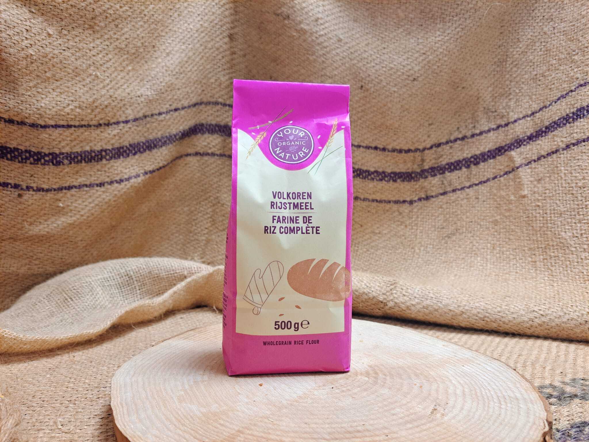 Rijstmeel Volkoren Biologisch 500g
