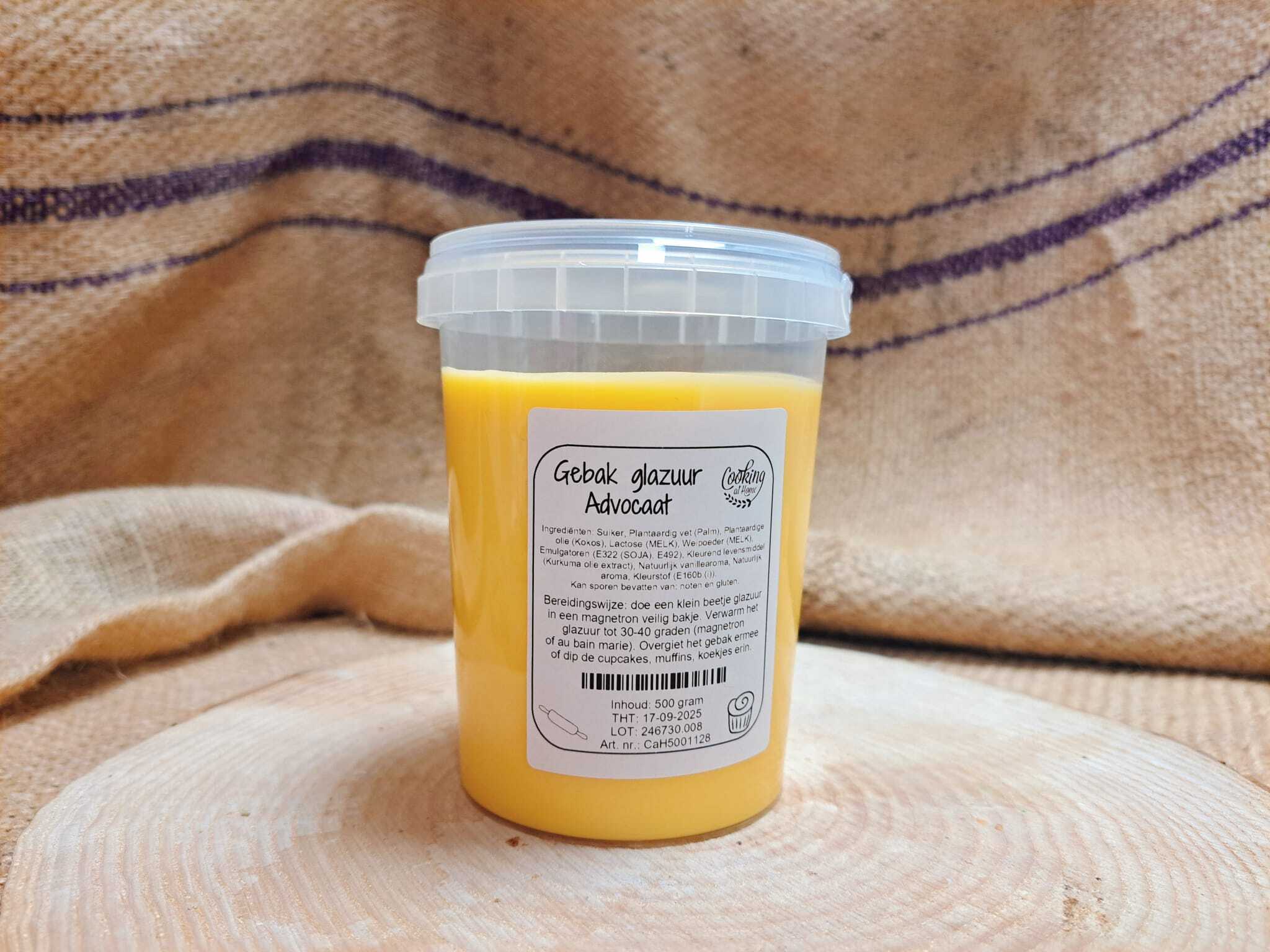Gebak glazuur Advocaat - 500 gram (CaH)