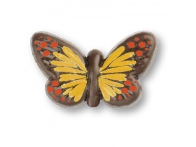 Chocolade vlinders Geel - 6 stuks
