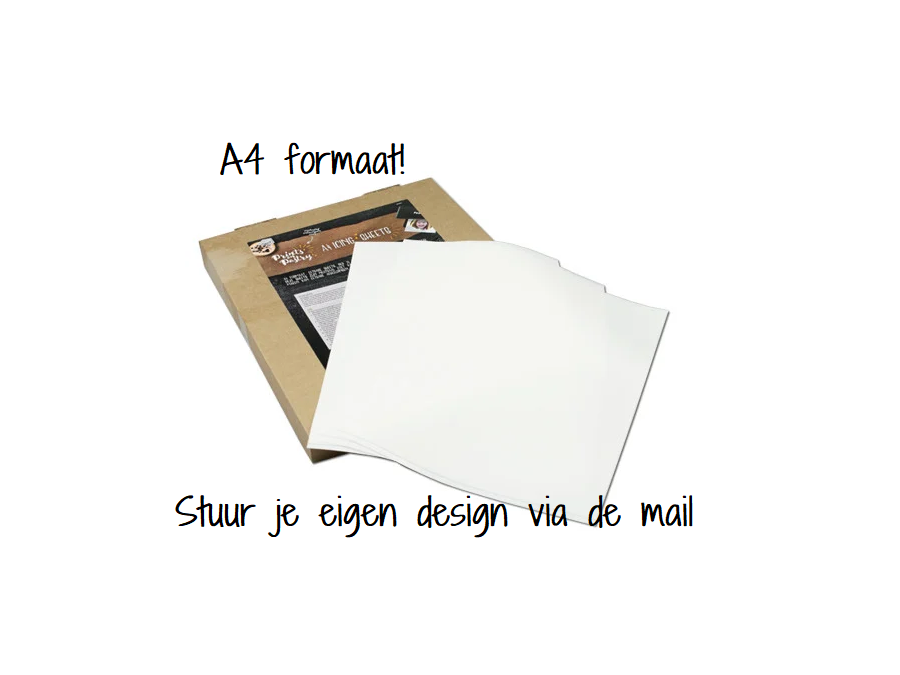 Eetbare Print met Klantenpas (zonder bewerken)