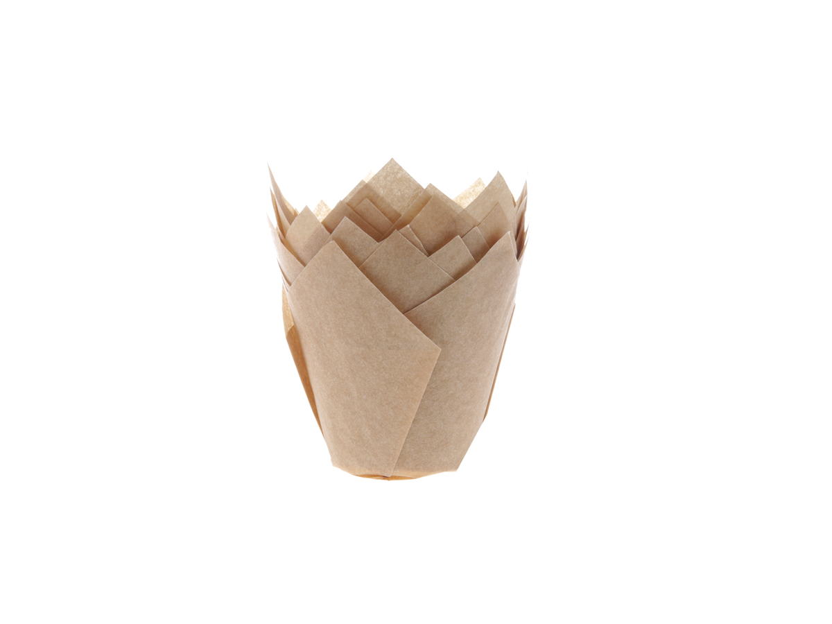 Muffin Cups HoM Tulp Kraft 36st.